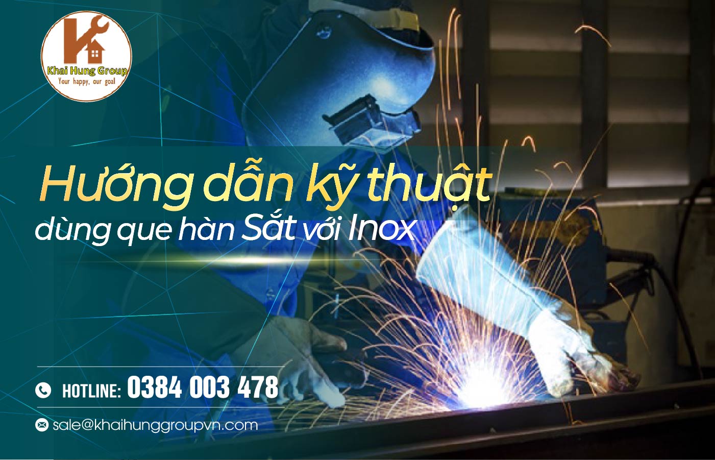 Kỹ thuật hàn sắt với inox