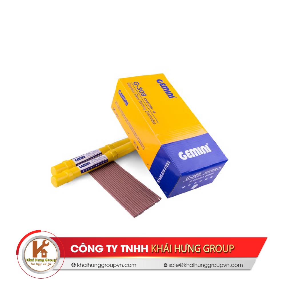 Que hàn inox Gemini G-308- Chính hãng tại Khái Hưng Group