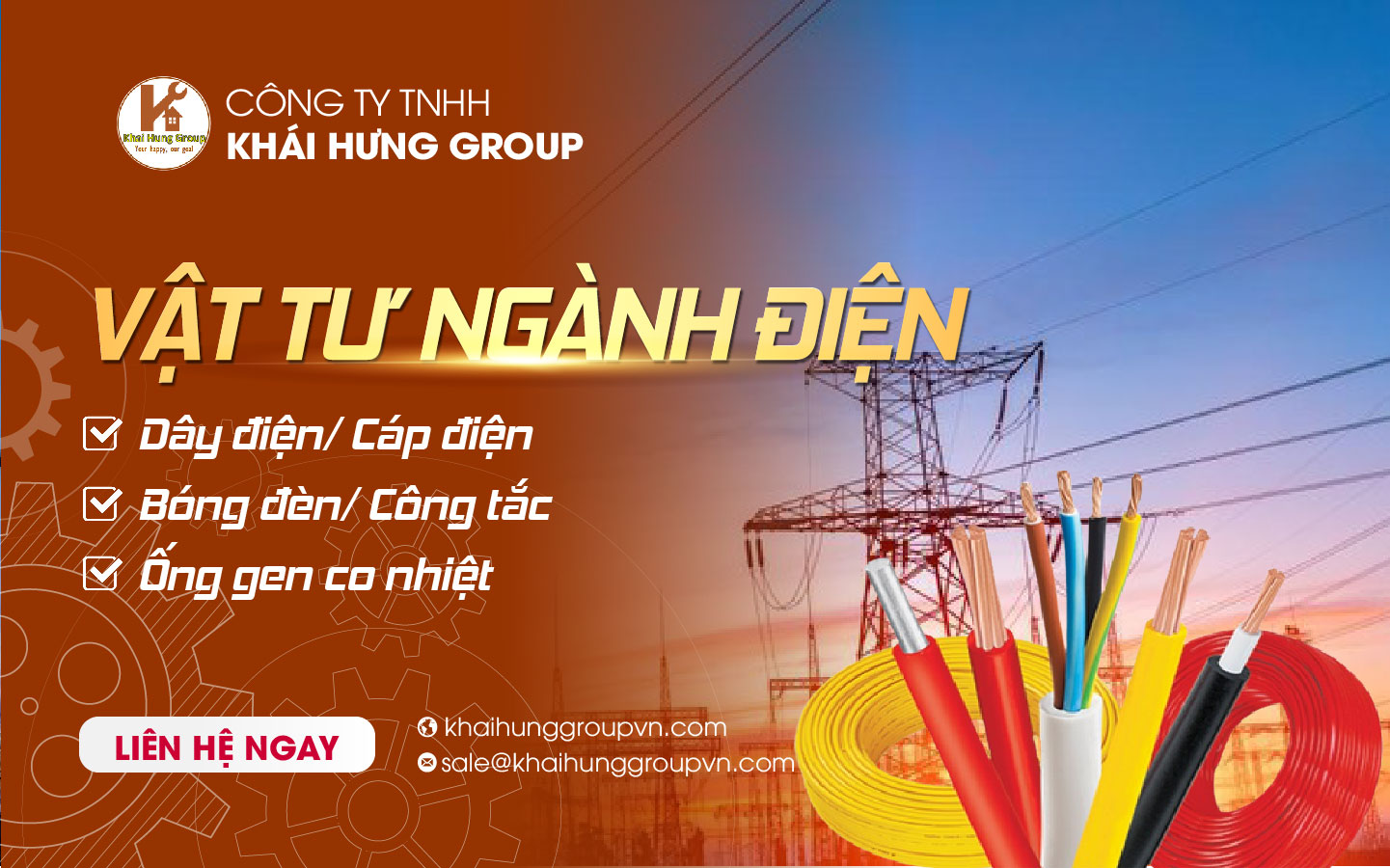 Những vật tư thiết bị điện công nghiệp thường dùng