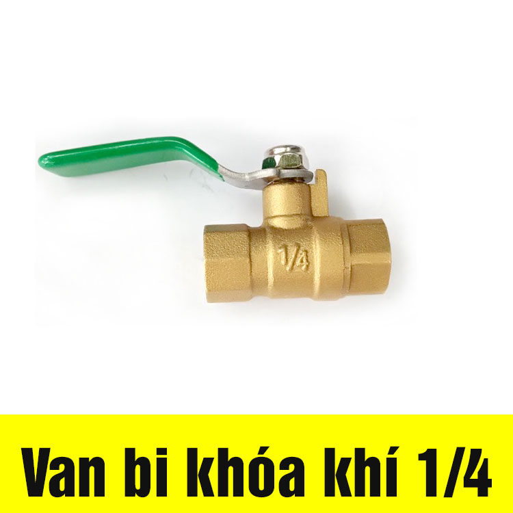 Van bi khóa khí, Van bi tay gạt, Van bi khóa khí bằng đồng tại Khái Hưng Group