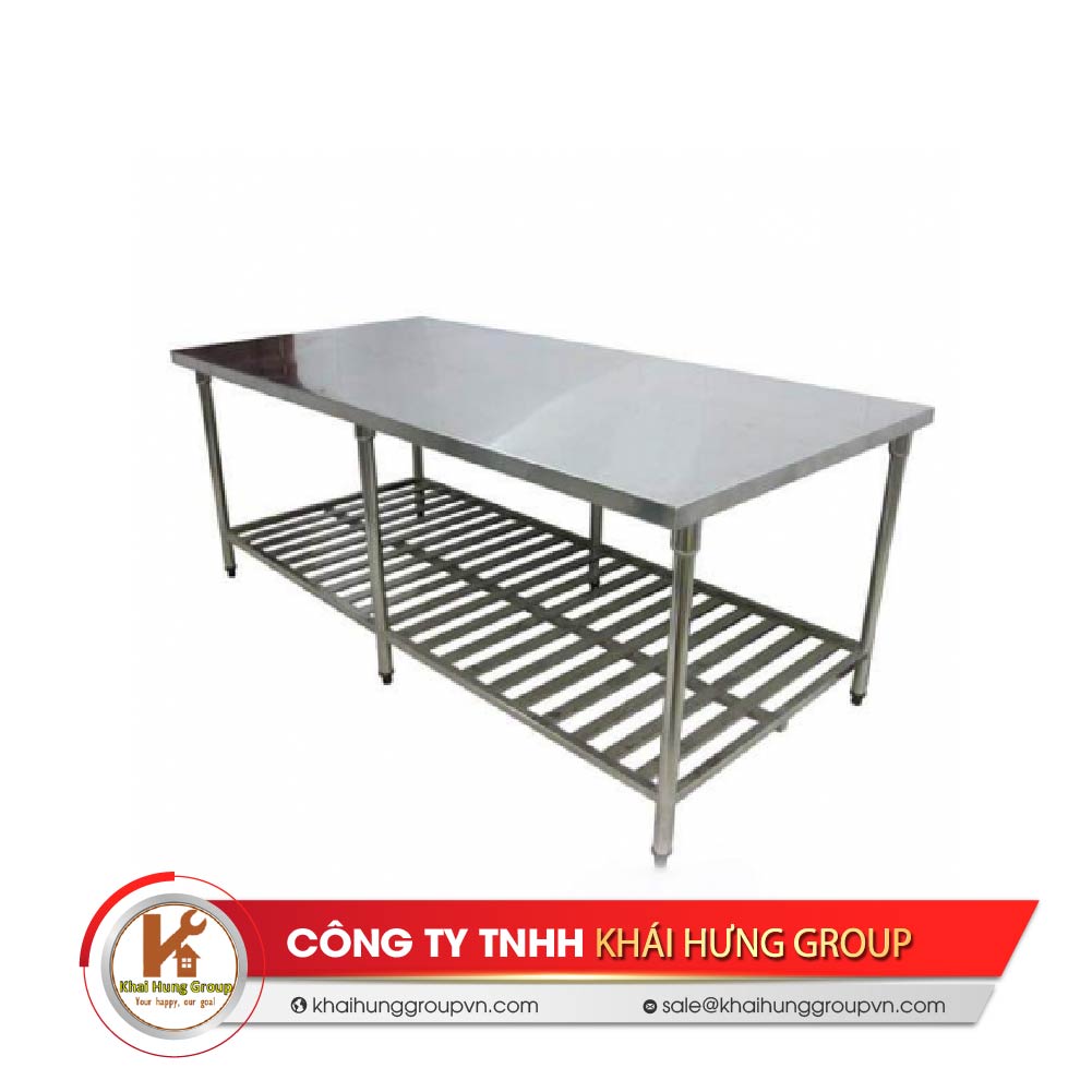 Bàn thao tác phòng sạch bằng inox tại Khái Hưng Group