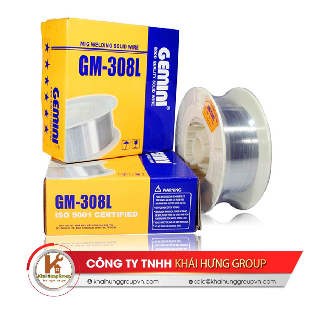 Cuộn dây hàn mig Inox 0.9mm Kim Tín GM-308L - Khái Hưng Group