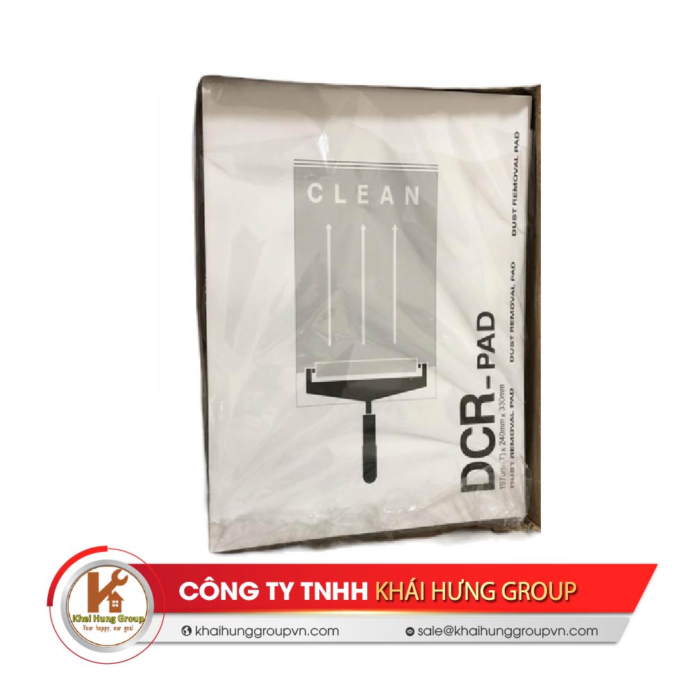 Vì sao giấy dính bụi DCR PAD có thể hút được các bụi bẩn từ con lăn?