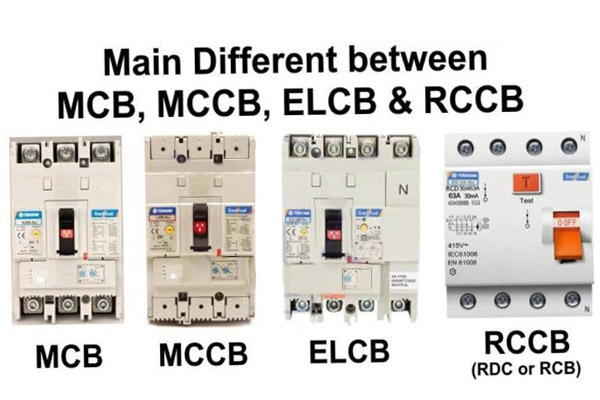 Phân biệt nhanh định nghĩa MCCB, MCB, RCCB, RCBO, RCD, ACB là gì ?